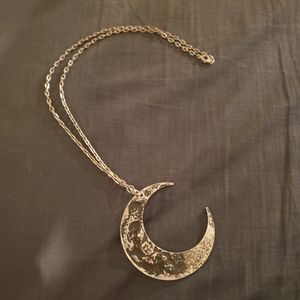 Oversize Moon Necklace